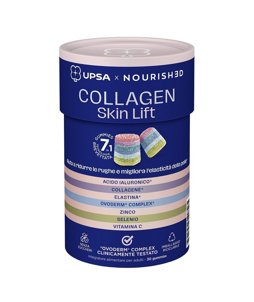 UPSA X NOURISHED COLLAGEN SKIN LIFT 30 GUMMIES - Abelastore.it - Farmaci ed Integratori