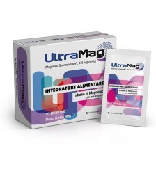 ULTRAMAG INTEGRATORE ALIMENTARE A BASE DI MAGNESIO 20 BUSTINE (SCAD 06/2025) - Abelastore.it - Farmaci ed Integratori