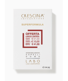 CADU-CREX SUPERFORMULA INTEGRATORE CAPELLI UOMO 60 COMPRESSE - Abelastore.it - Cosmetici e Bellezza