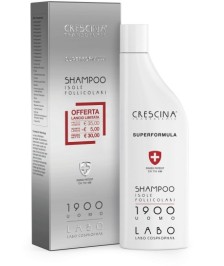 CRESCINA SHAMPOO ISOLE FOLLICOLARI 1900 UOMO SUPERFORMULA - Abelastore.it - Labo