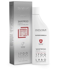 CRESCINA SHAMPOO ISOLE FOLLICOLARI SUPERFORMULA 1700 DONNA - Abelastore.it - Shampoo