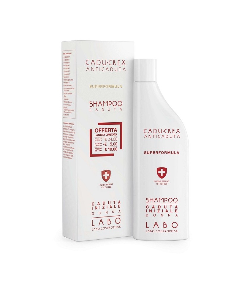 CRESCINA SHAMPOO CADU-CREX SUPERFORMULA CADUTA INIZIALE DONNA - Abelastore.it - Labo