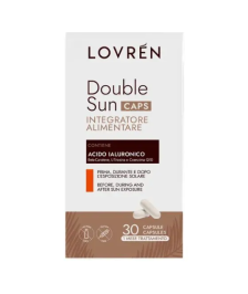 LOVREN SOLAIRE DOUBLESUN 30 CAPSULE INTEGRATORE ACIDO IALURONICO - Abelastore.it - Solari