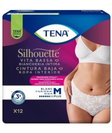TENA SILHOUETTE BIANCO TAGLIA M 12 PEZZI - Abelastore.it - Assorbenti