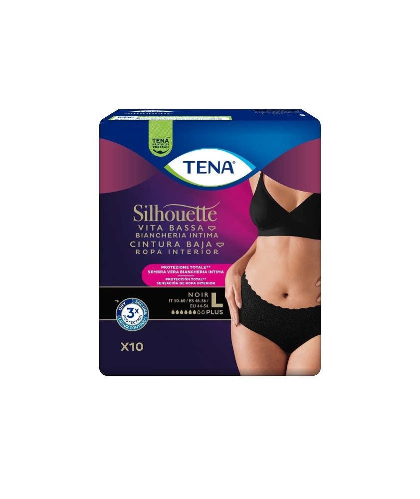 TENA SILHOUETTE NERO TAGLIA L10PEZZI - Abelastore.it - Trovaprezzi