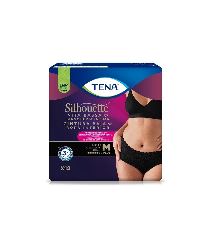 TENA SILHOUETTE NERO TAGLIA M 12 PEZZI - Abelastore.it - Assorbenti TENA SILHOUETTE NERO TAGLIA M 12 PEZZI - Abelastore.it - Assorbenti