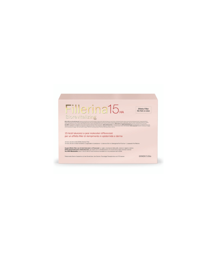 FILLERINA 15 HA BIOREVITALIZING GRADO 5 BIO + PREFILLERINA FLACONE 30+30 ML + 1 TUBO 50 ML - Abelastore.it - Cosmetici e Bell... FILLERINA 15 HA BIOREVITALIZING GRADO 5 BIO + PREFILLERINA FLACONE 30+30 ML + 1 TUBO 50 ML - Abelastore.it - Cosmetici e Bell...