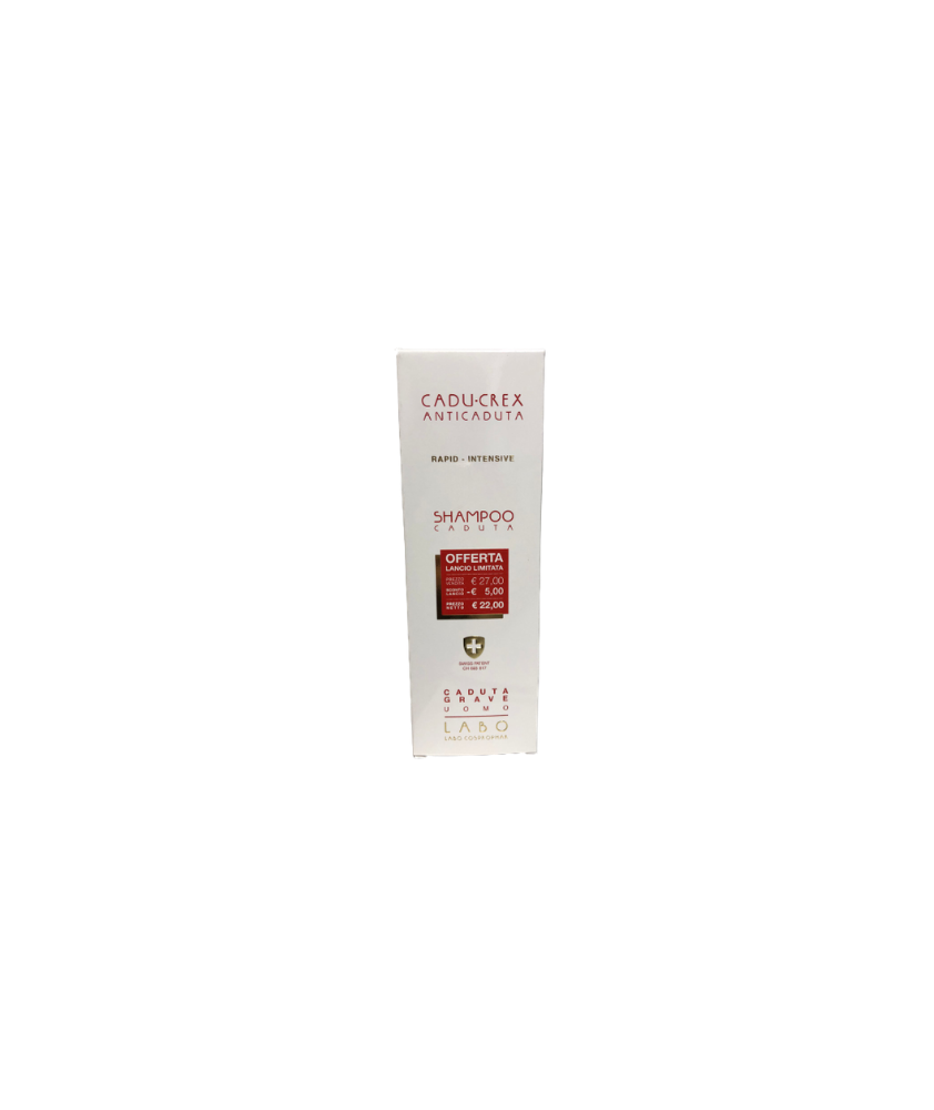 SHAMPOO CADU-CREX RAPID INTENSICE CADUTA GRAVE UOMO 150ML - Abelastore.it - Shampoo SHAMPOO CADU-CREX RAPID INTENSICE CADUTA GRAVE UOMO 150ML - Abelastore.it - Shampoo