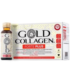 GOLD COLLAGEN FORTE PLUS 10 FLACONCINI DA 50 ML 8G COLLAGENE - Abelastore.it - Farmaci ed Integratori