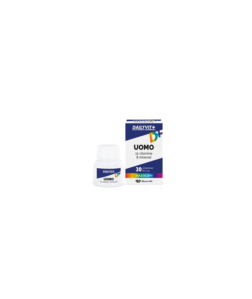 DAILYVIT+ UOMO 30 COMPRESSE SCAD (11/25) - Abelastore.it - Farmaci ed Integratori