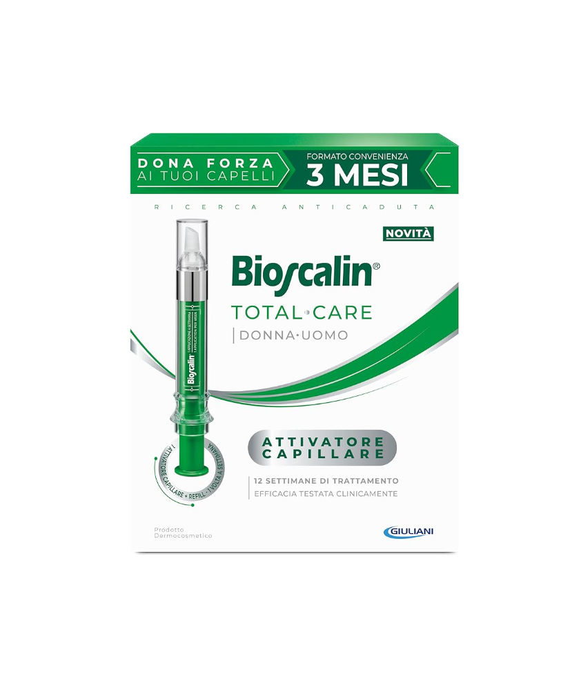 BIOSCALIN TOTAL CARE ATTIVATORE CAPILLARE 10 ML + 1 REFILL - Abelastore.it - Cosmetici e Bellezza BIOSCALIN TOTAL CARE ATTIVATORE CAPILLARE 10 ML + 1 REFILL - Abelastore.it - Cosmetici e Bellezza