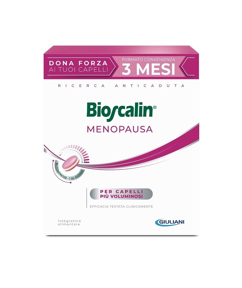 BIOSCALIN MENOPAUSA 90 COMPRESSE 3 MESI DI TRATTAMENTO - Abelastore.it - Cosmetici e Bellezza