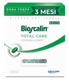 BIOSCALIN TOTAL CARE 90 COMPRESSE 3 MESI DI TRATTAMENTO - Abelastore.it - Cosmetici e Bellezza