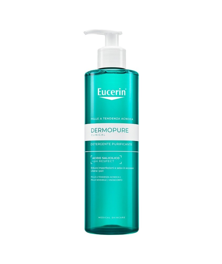 EUCERIN DERMOPURIFYER OIL CONTROL GEL DETERGENTE VISO 400 ML - Abelastore.it - Cosmetici e Bellezza