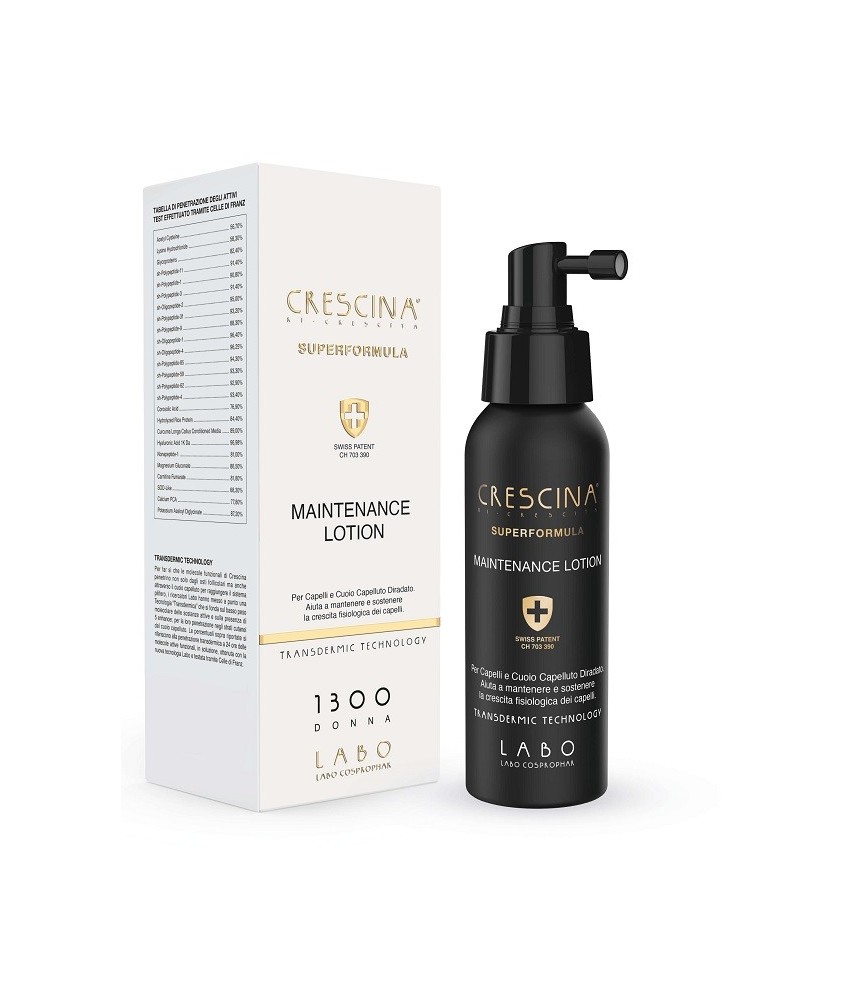 CRESCINA RI-CRESCITA 1300 DONNA MAINTENANCE LOTION LOZIONE DI MANTENIMENTO - Abelastore.it - Cosmetici e Bellezza