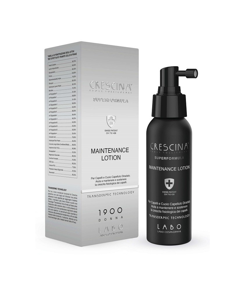 CRESCINA ISOLE FOLLICOLARI 1900 DONNA MAINTENANCE LOTION LOZIONE DI MANTENIMENTO - Abelastore.it - Capelli