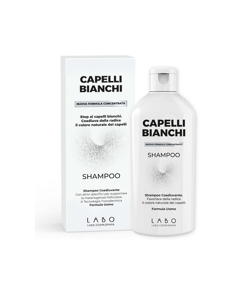 CAPELLI BIANCHI SHAMPOO UOMO 200 ML - Abelastore.it - Cosmetici e Bellezza