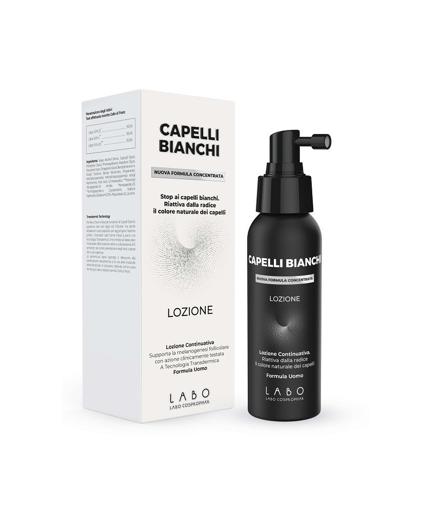 CAPELLI BIANCHI LOZIONE DI PROSEGUIMENTO UOMO 100 ML - Abelastore.it - Capelli