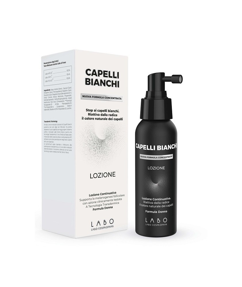 CAPELLI BIANCHI LOZIONE DI PROSEGUIMENTO DONNA 100 ML - Abelastore.it - Trattamenti capelli bianchi
