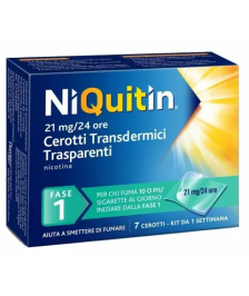 NIQUITIN 7 CEROTTI TRANSDERMICI 21MG/24H - Abelastore.it - Farmaci ed Integratori