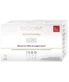 CRESCINA RI-CRESCITA SUPERFORMULA 1300 UOMO 20+20 FIALE TRATTAMENTO COMPLETO - Abelastore.it - LABO SUPERFORMULA