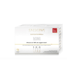 CRESCINA RI-CRESCITA SUPERFORMULA 500 UOMO 20+20 FIALE TRATTAMENTO COMPLETO - Abelastore.it - Capelli
