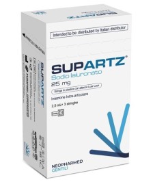SUPARTZ SIRINGA INTRA ARTICOLARE 2,5ML 3 PEZZI - Abelastore.it - Dispositivi sanitari
