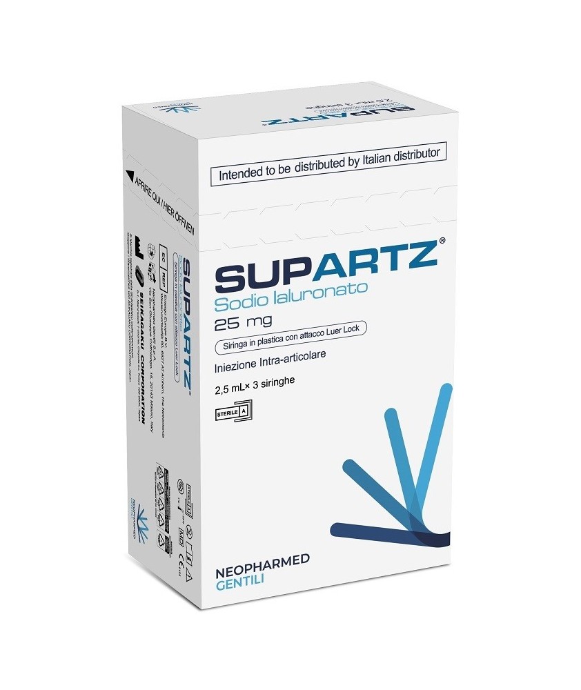 SUPARTZ SIRINGA INTRA ARTICOLARE 2,5ML 3 PEZZI - Abelastore.it - Dispositivi sanitari