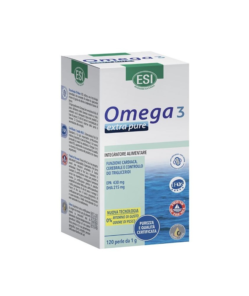 ESI OMEGA 3 EXTRA PURE 80 PERLE + 40 PERLE IN OMAGGIO - Abelastore.it - Farmaci ed Integratori