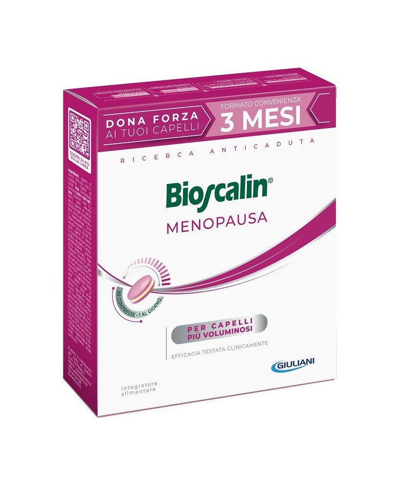 BIOSCALIN MENOPAUSA 90 COMPRESSE 3 MESI DI TRATTAMENTO - Abelastore.it - Cosmetici e Bellezza