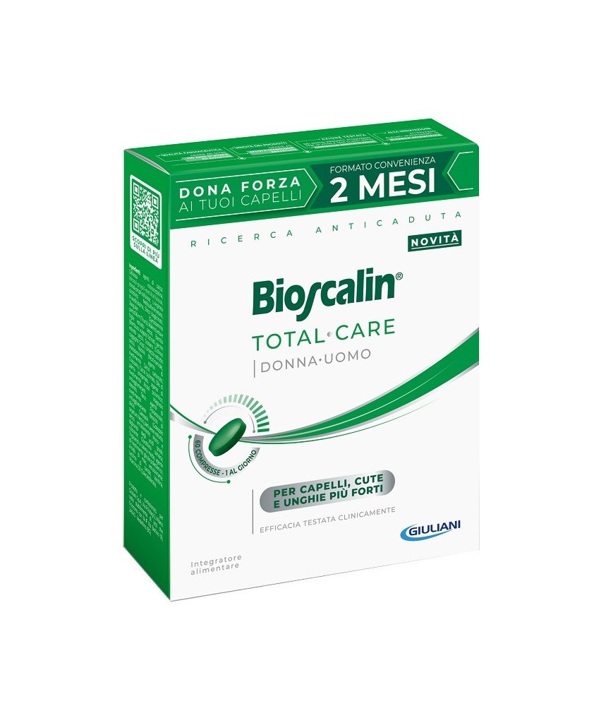 BIOSCALIN TOTAL CARE 60 COMPRESSE 2 MESI DI TRATTAMENTO - Abelastore.it - Cosmetici e Bellezza