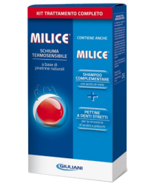 MILICE MULTIPACK SCHIUMA + SHAMPOO + PETTINE A DENTI STRETTI - Abelastore.it - Antipidocchi
