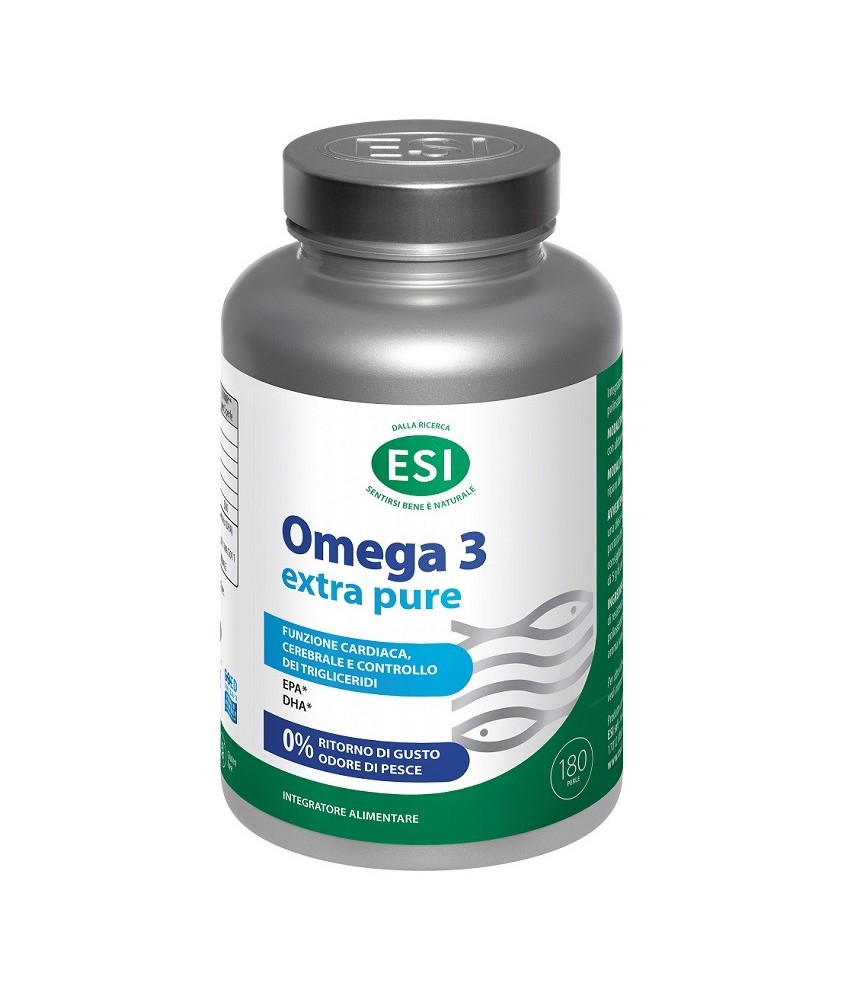 ESI OMEGA 3 EXTRA PURE 180 PERLE (SCAD. 05/26) - Abelastore.it - Farmaci ed Integratori