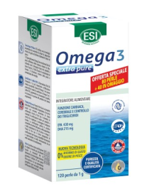 ESI OMEGA 3 EXTRA PURE 80 PERLE + 40 PERLE IN OMAGGIO - Abelastore.it - Farmaci ed Integratori