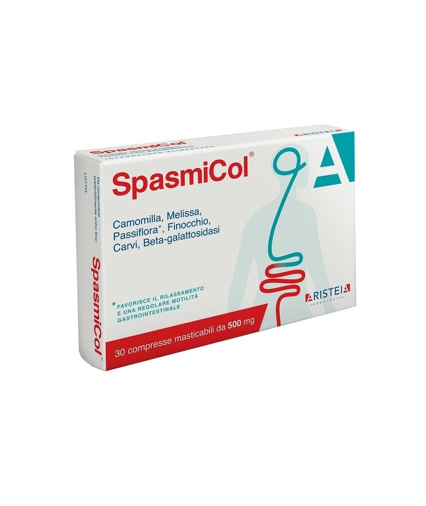 SPASMICOL 30 COMPRESSE MASTICABILI 500 MG - Abelastore.it - Apparato Gastro-Intestinale