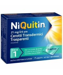 NIQUITIN 7 CEROTTI TRANSDERMICI 21MG/24H - Abelastore.it - Farmaci ed Integratori