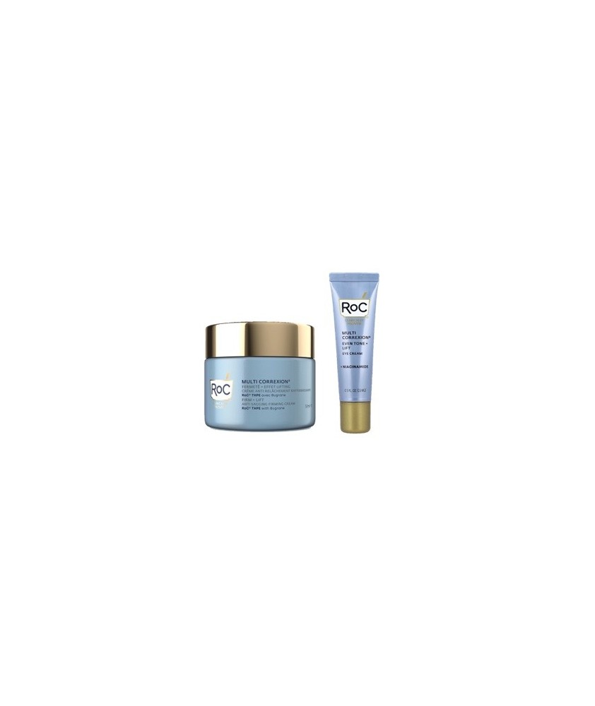 ROC FIRM+LIFT GIFT XMAS 2025 1 CREMA VISO 50 ML + 1 CONTORNO OCCHI 15 ML - Abelastore.it - Cosmetici e Bellezza