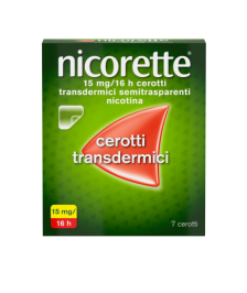 NICORETTE 7 CEROTTI TRANSDERMICI 15MG/16H - Abelastore.it - Farmaci ed Integratori