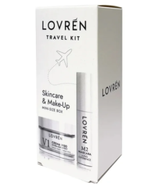 LOVREN MINI-SIZE BOX WHITE M2 MASCARA MINI + V1 CREMA VISO MINI - Abelastore.it - Cosmetici e Bellezza