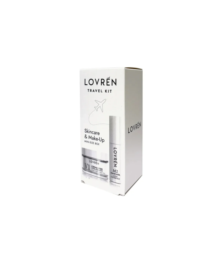 LOVREN MINI-SIZE BOX WHITE M2 MASCARA MINI + V1 CREMA VISO MINI - Abelastore.it - Cosmetici e Bellezza