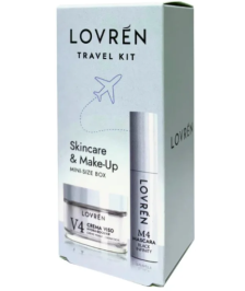 LOVREN MINI-SIZE BOX BLUE M4 MASCARA MINI + V4 CREMA VISO MINI - Abelastore.it - Cosmetici e Bellezza