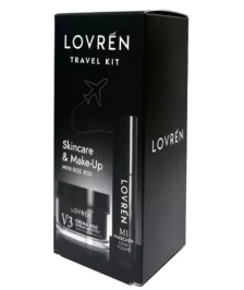 LOVREN MINI-SIZE BOX BLACK M1 MASCARA MINI + V3 CREMA VISO MINI - Abelastore.it - Cosmetici e Bellezza