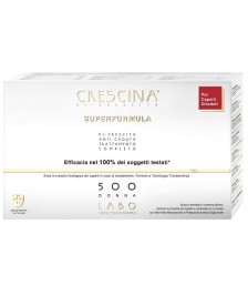 CRESCINA RI-CRESCITA SUPERFORMULA 500 DONNA 10+10 FIALE TRATTAMENTO COMPLETO - Abelastore.it - Labo