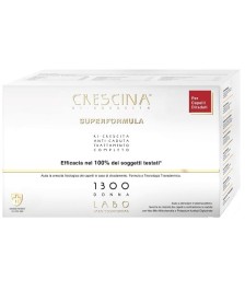 CRESCINA RI-CRESCITA SUPERFORMULA 1300 DONNA 20+20 FIALE TRATTAMENTO COMPLETO - Abelastore.it - Labo
