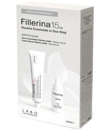 FILLERINA 15HA ROUTINE ESSENZIALE EFFETTO FILLER CREMA GIORNO 50 ML + SERUM CONCENTRATO GRADO 4 30 ML - Abelastore.it - Cosme...
