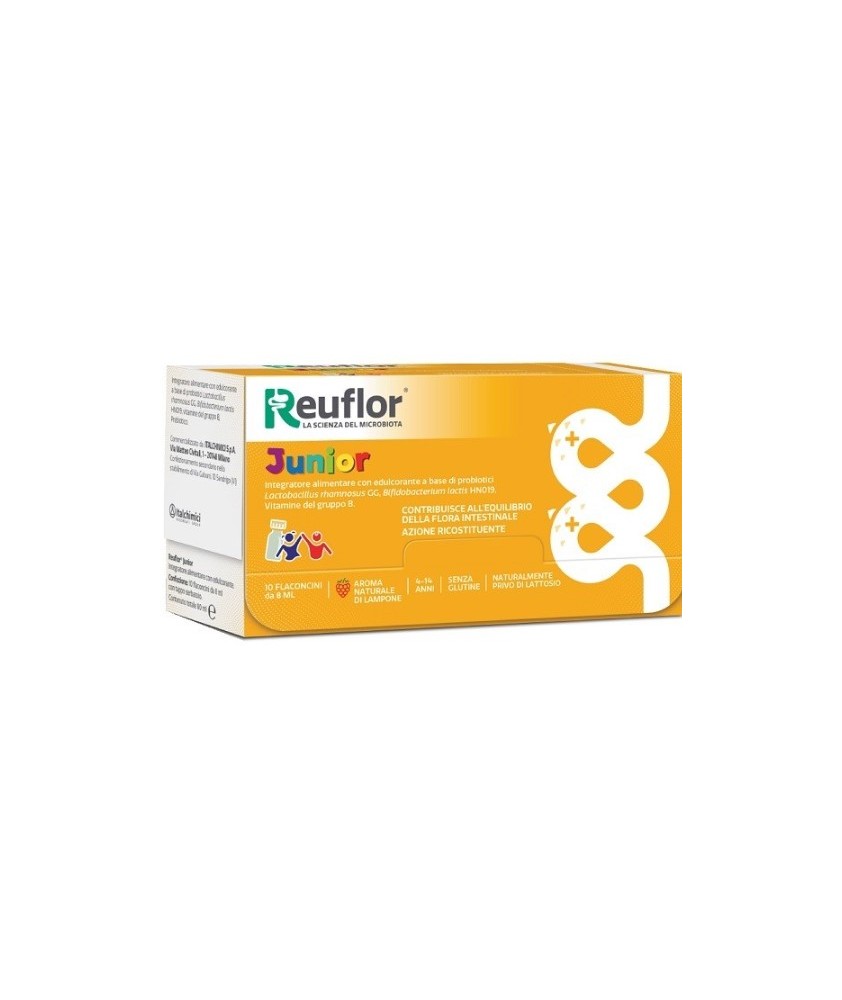 REUFLOR JUNIOR 10 FLACONCINI 8 ML - Abelastore.it - Farmaci ed Integratori