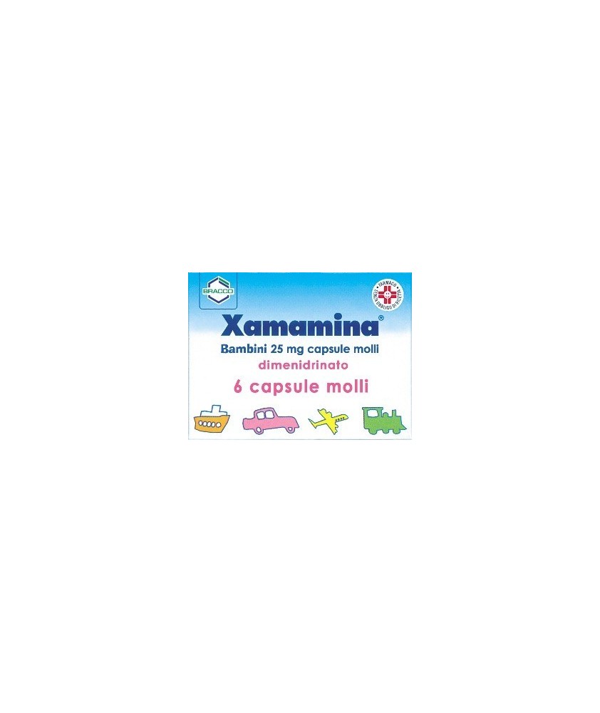 XAMAMINA*BB 6CPS 25MG - ANTINAUSEA PER BAMBINI - Abelastore.it - Farmaci ed Integratori