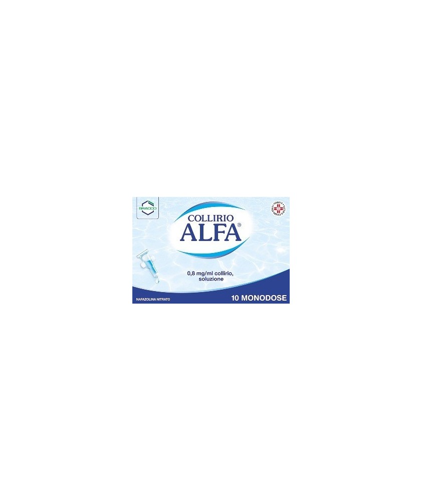 COLLIRIO ALFA*10CONT 0,3ML - COLLIRIO DECONGESTIONANTE 10 FLACONCINI MONODOSE - Abelastore.it - Farmaci ed Integratori