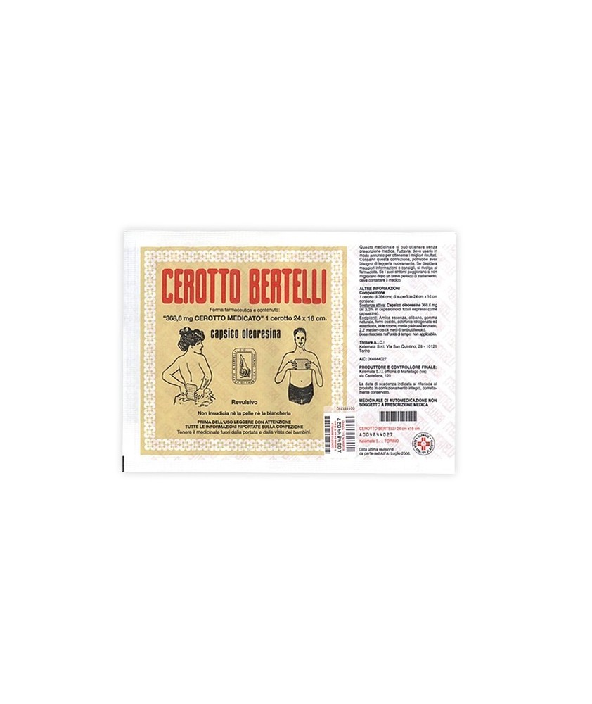 CEROTTO BERTELLI GRANDE CM16X24 - Abelastore.it - Farmaci ed Integratori