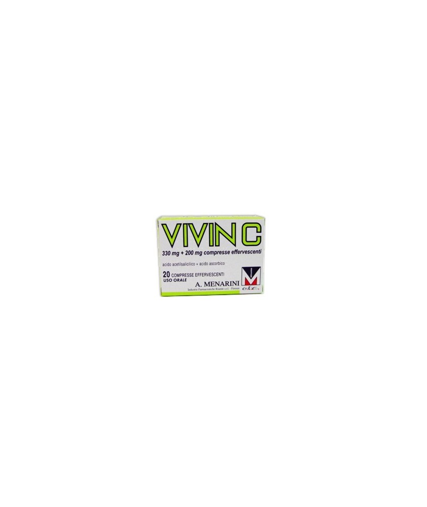 VIVIN C - 20 COMPRESSE EFFERVESCENTI 330MG+200MG - Abelastore.it - Farmaci ed Integratori